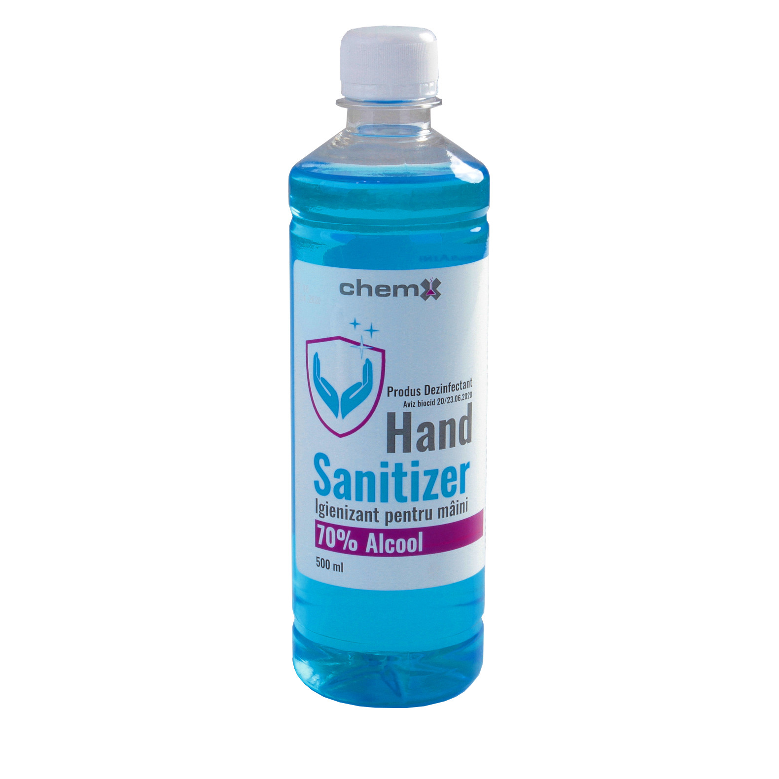 Igienizant pentru maini (70% alcool) 500 ml