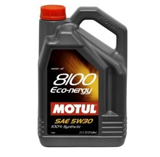 Ulei MOTUL 8100 ECO-NERGY 5W30 102898, volum 5 litri, sintetic pentru JAGUAR, FORD, RENAULT