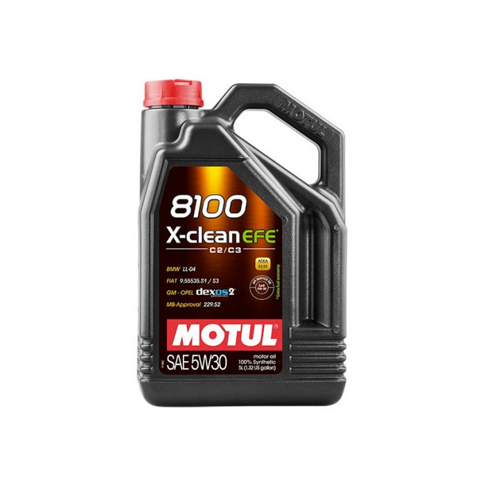 Ulei Motul 8100 X-Clean EFE 5W30 5L pentru Volkswagen, PEUGEOT, BMW, Fiat, OPEL...