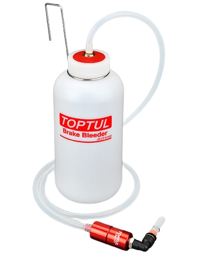 Aparat TOPTUL JECF0180, aerisire etrier frane, capacitate 800 ml, furtun transparent