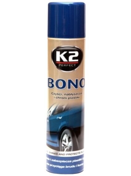 Spray K2 BONO K150, luciu și protecție pentru bandouri și plastic, 300 ml
