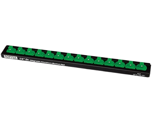 Suport pentru 14 tubulare magnetic TOPTUL PBKB2B2614, pentru chei 1/4 inch, lungime 260 mm