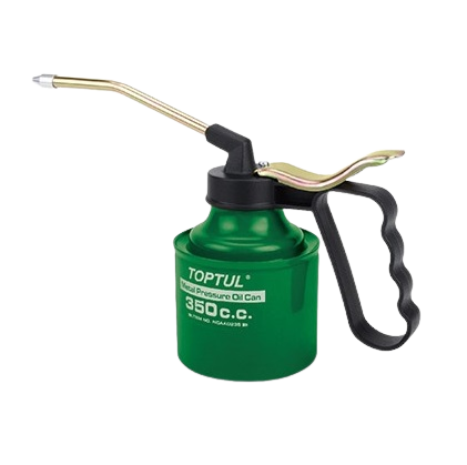 Pompa TOPTUL NCAA0235 manuala pentru ulei, capacitate 350 cc, cap rigid, 115 mm, recipient metalic