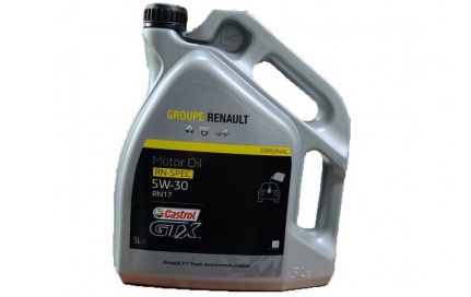 Ulei RENAULT CASTROL GTX RN-SPEC 5W30 7711943681, volum 5 litri