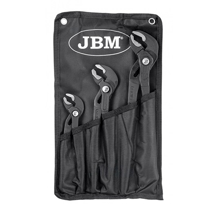 Set 3 clești papagal JBM 53483, ajustabili, husă textilă