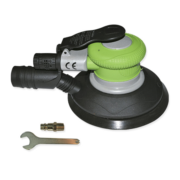 Masina JBM Composite 52675 de șlefuit orbitală, adaptabilă la aspirator, 10500 rpm, corp din aluminiu, mâner din cauciuc, diametru disc 150 mm