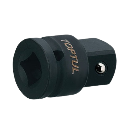 Adaptor TOPTUL KACA1612 pentru chei de impact, prindere pătrat 1/2 inch, 3/8 inch, lungime 36 mm, crom molibden