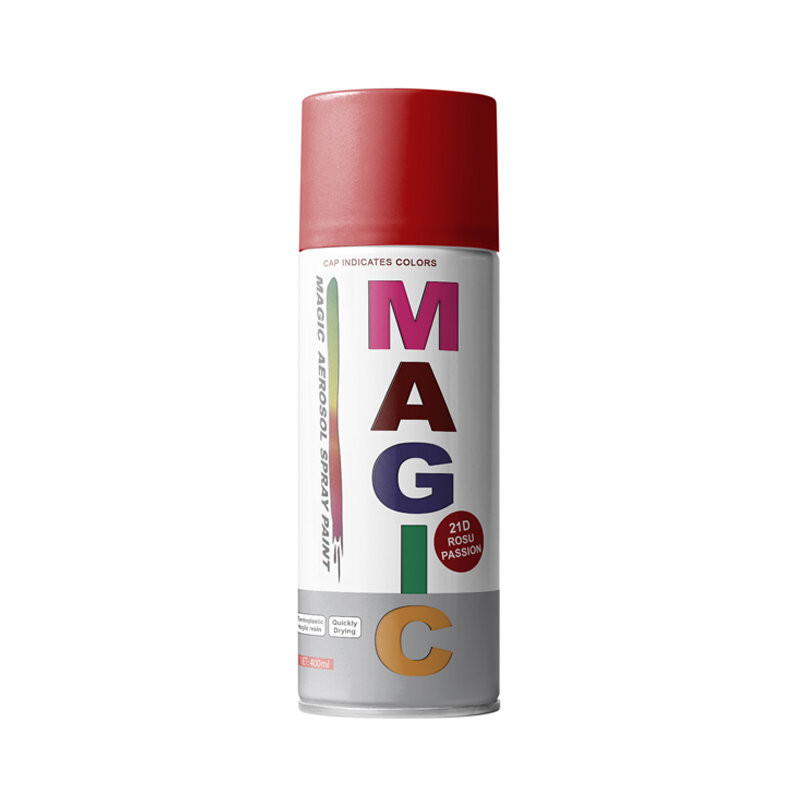 Magic - Spray vopsea 21D Rosu Passion 21D 450 ml