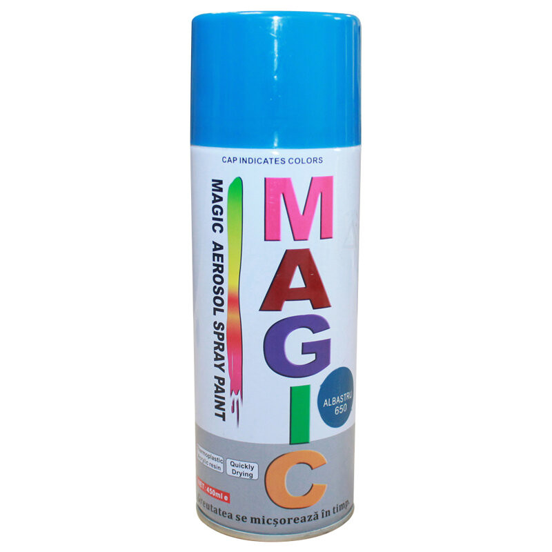 Magic - Vopsea spray 450 ml Albastru 650