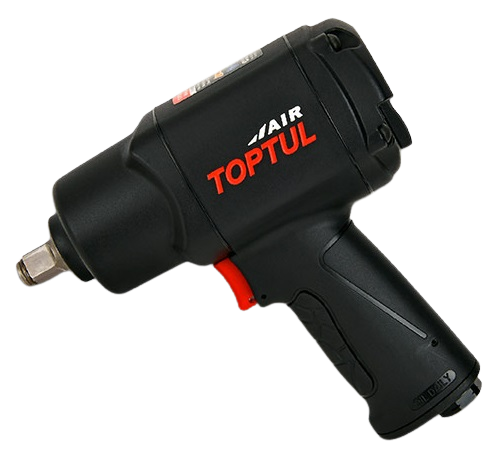 Pistol TOPTUL KSAC1680, pneumatic cu impact, antrenor patrat 1/2 inch, cuplu maxim 1288 Nm, 8500 rpm, 6.2 bar
