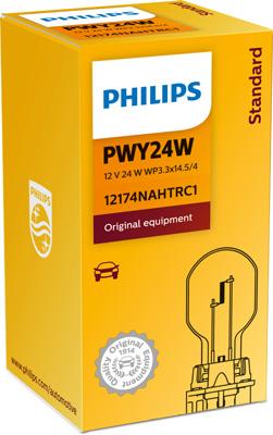 Bec de semnalizare 12V PWY4W Philips Hiper Vision, model 12174NAHTRC1