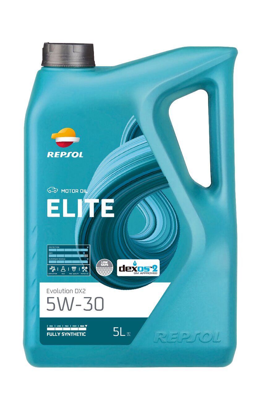 Ulei Repsol Elite Evolution DX2 5W30 5L pentru motor BMW, Opel, MB, VW