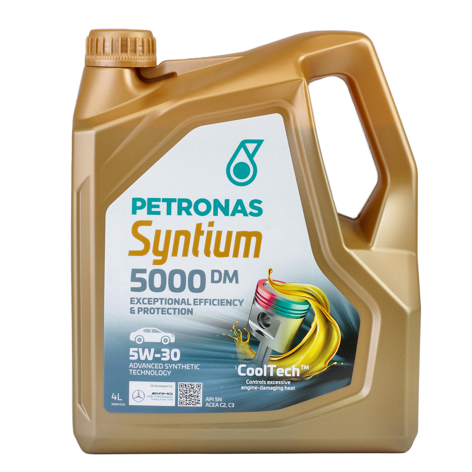 Ulei Petronas Syntium 5000 DM 5W30 4L pentru motor Iveco, Fiat, BMW, Renault...