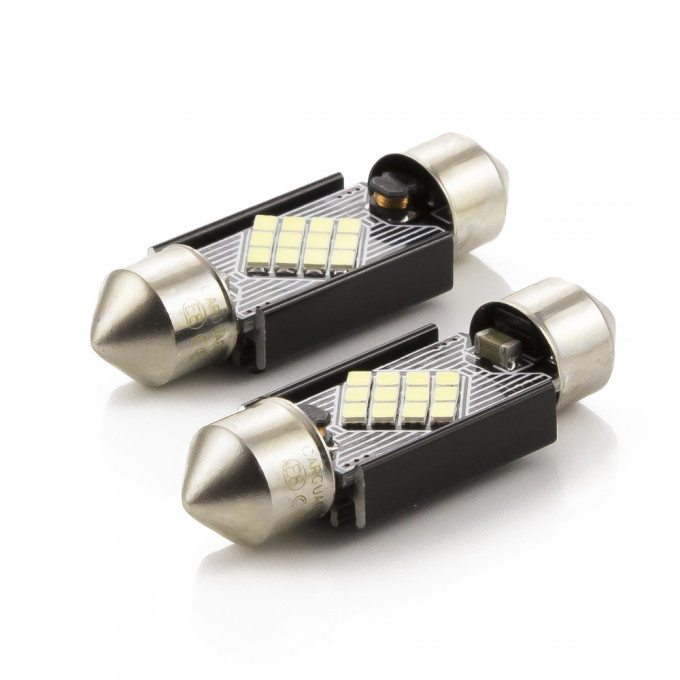 Bec Set Carguard C5W și C10W 12V 3W [41MM] 2 bucăți