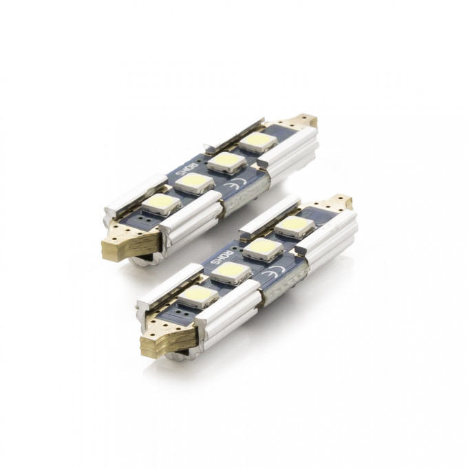 Bec Set 2 buc Carguard C5W 12V 5W [36MM]