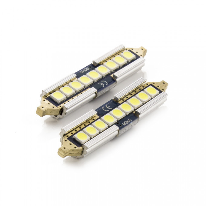 Bec Set 2 buc Carguard C5W și C10W 12V 5W [41MM]