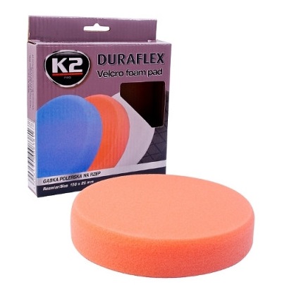 Disc K2 DURAFLEX L612 velcro pentru șlefuire, turație maximă 2500 rpm, portocaliu