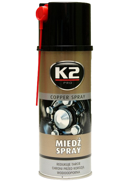 Spray K2 COPPER SPRAY W122, lubrifiant cu cupru, 400 ml