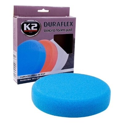 Disc K2 DURAFLEX L611 pentru șlefuire cu velcro, turație maximă 2500 rpm, albastru