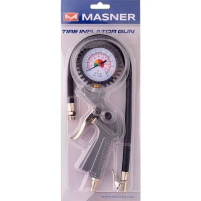 Pistol K2 Tire Inflator Gun W6850 cu manometru pentru umflat rotile, metalic