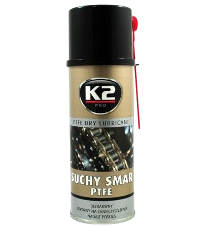Spray K2 TEFLON DRY LUBRICANT W120, 400 ml, lubrifiant uscat cu teflon
