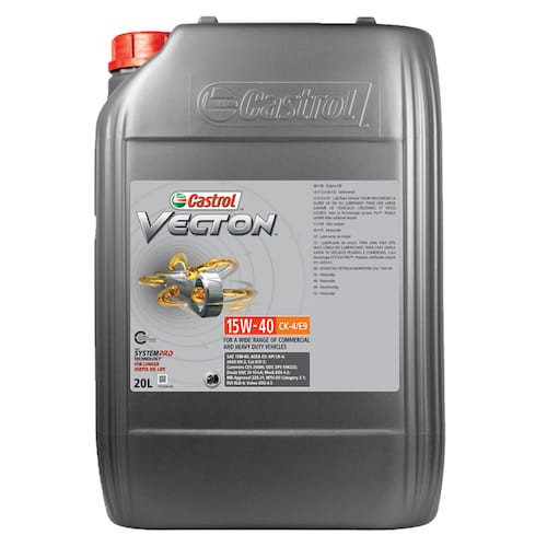 Ulei Castrol Vecton 15W40 CK-4/E9 20L pentru Renault, MB, Ford, MAN...