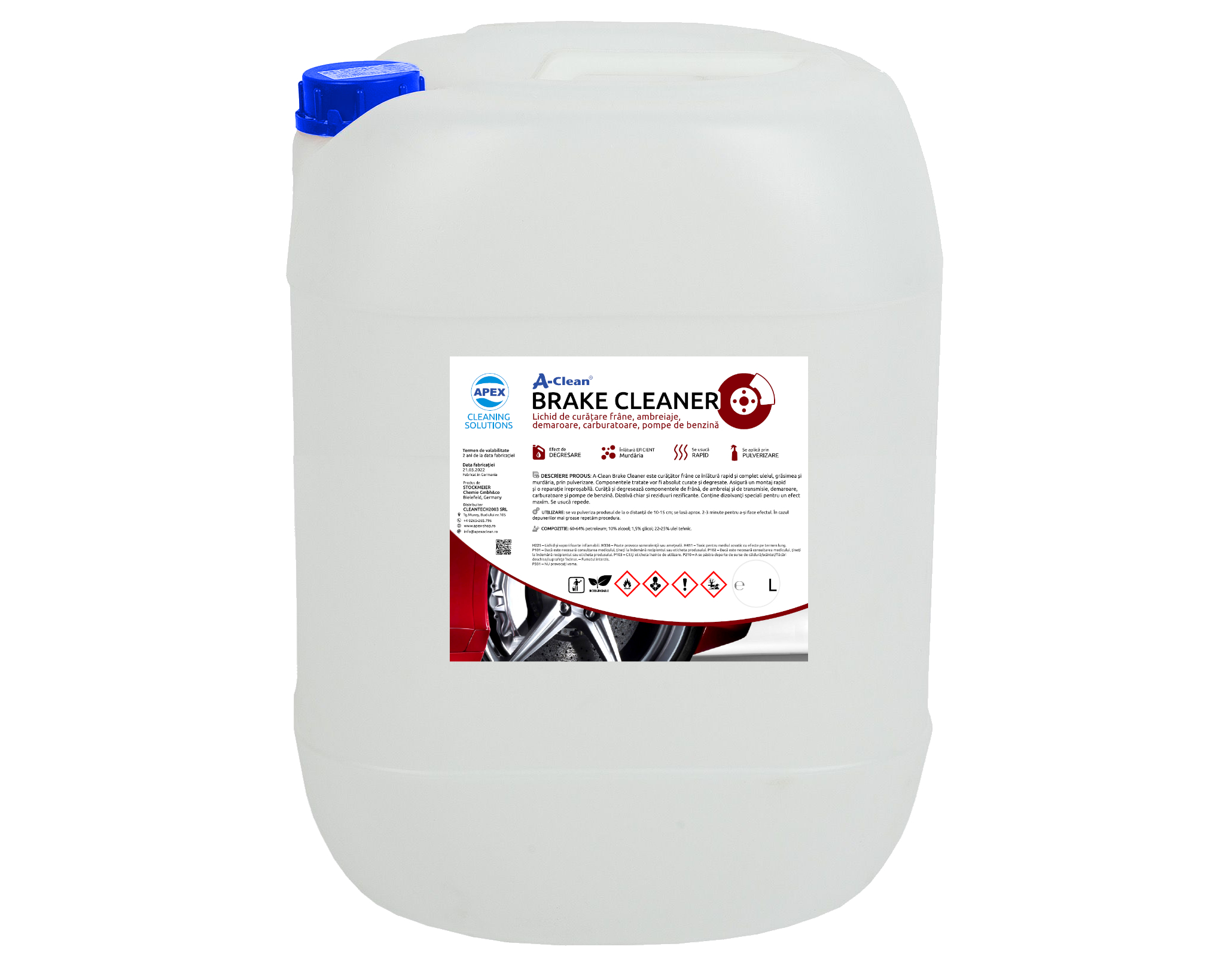 Solutie A-Clean curatat frana si ambreiaj 60L