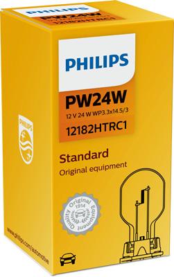 Bec semnalizare auto 12V PW24W HTR Philips Hiper Vision 12182HTRC1