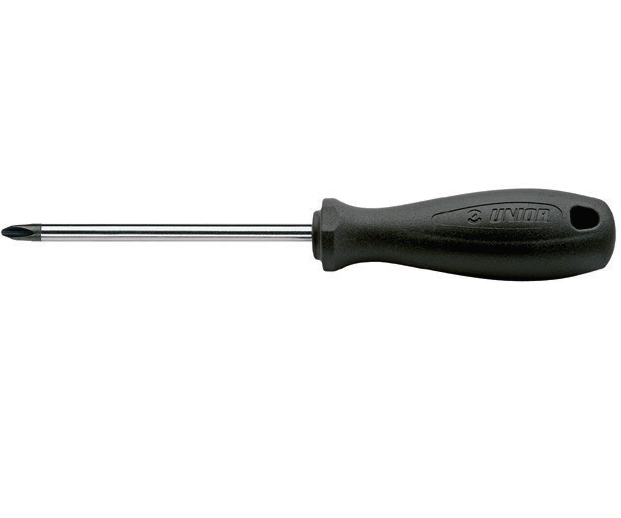 Șurubelnița UNIOR 616369, profil phillips, deschidere PH4, dimensiuni 4x200 mm, tijă oțel vanadiu, vârf brunat, mâner ergonomic