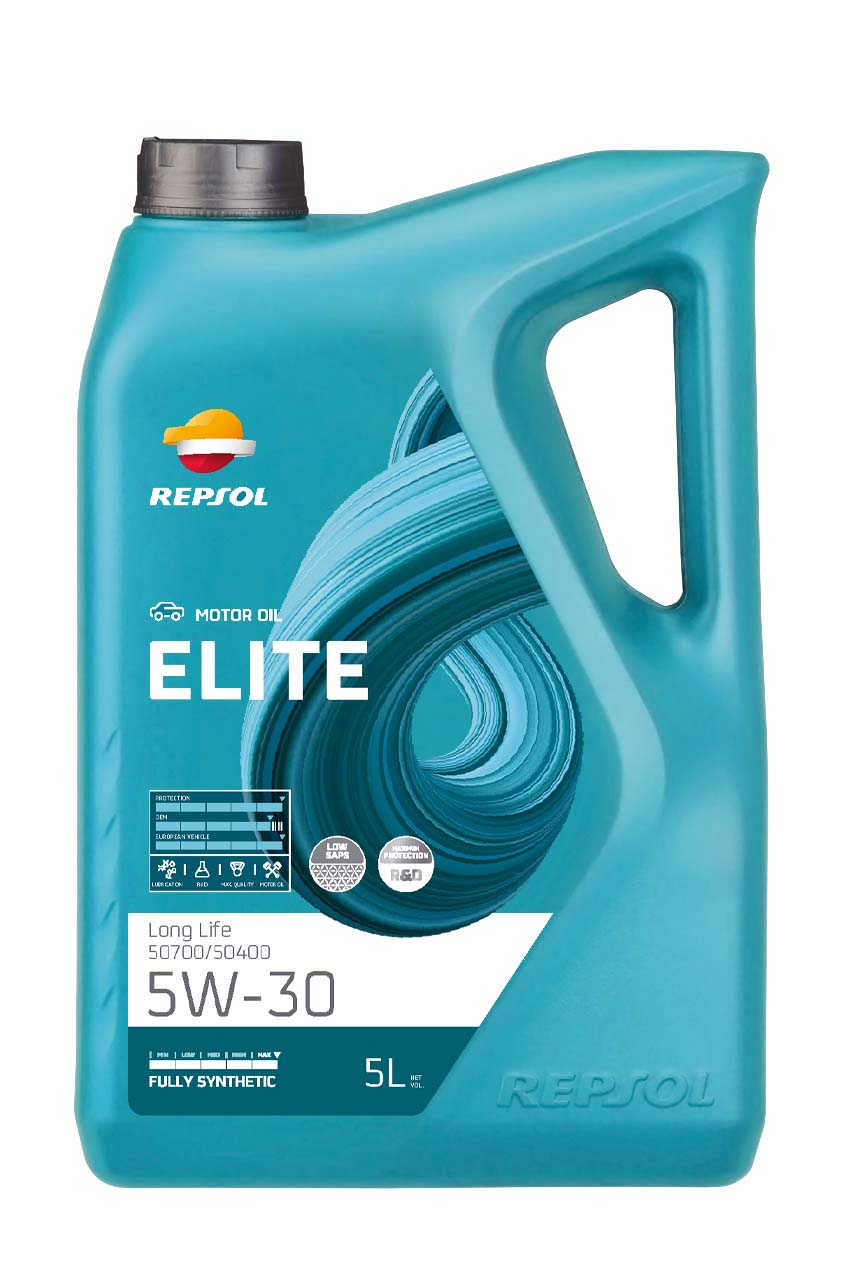 Ulei motor Elite Long Life 507.00/504.00 5W30 5L pentru BMW, PORSCHE, Seat, MB - Repsol