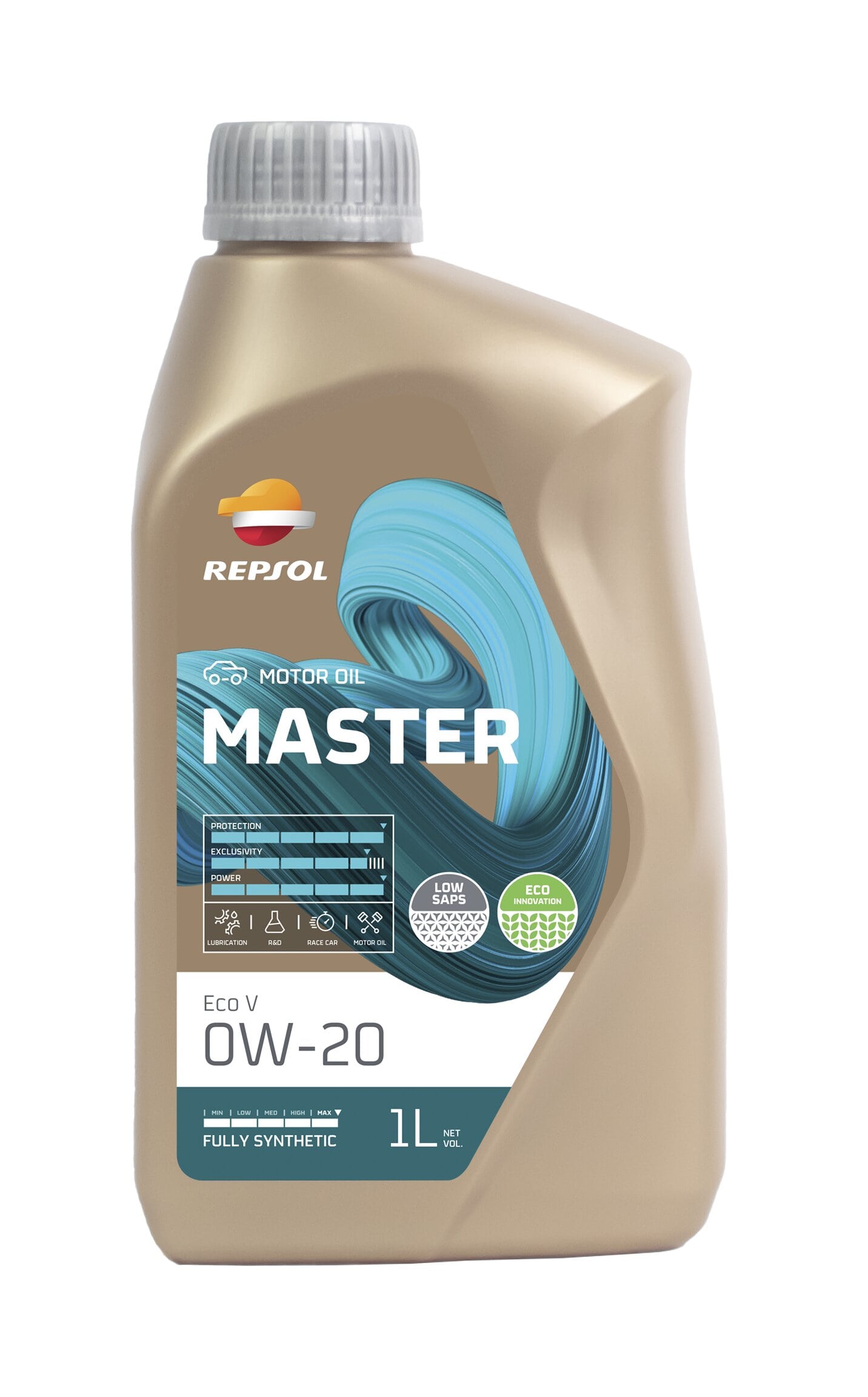 Ulei motor Repsol Master Eco V 0W20 1L pentru Volkswagen, Seat, Porsche, Audi, VW