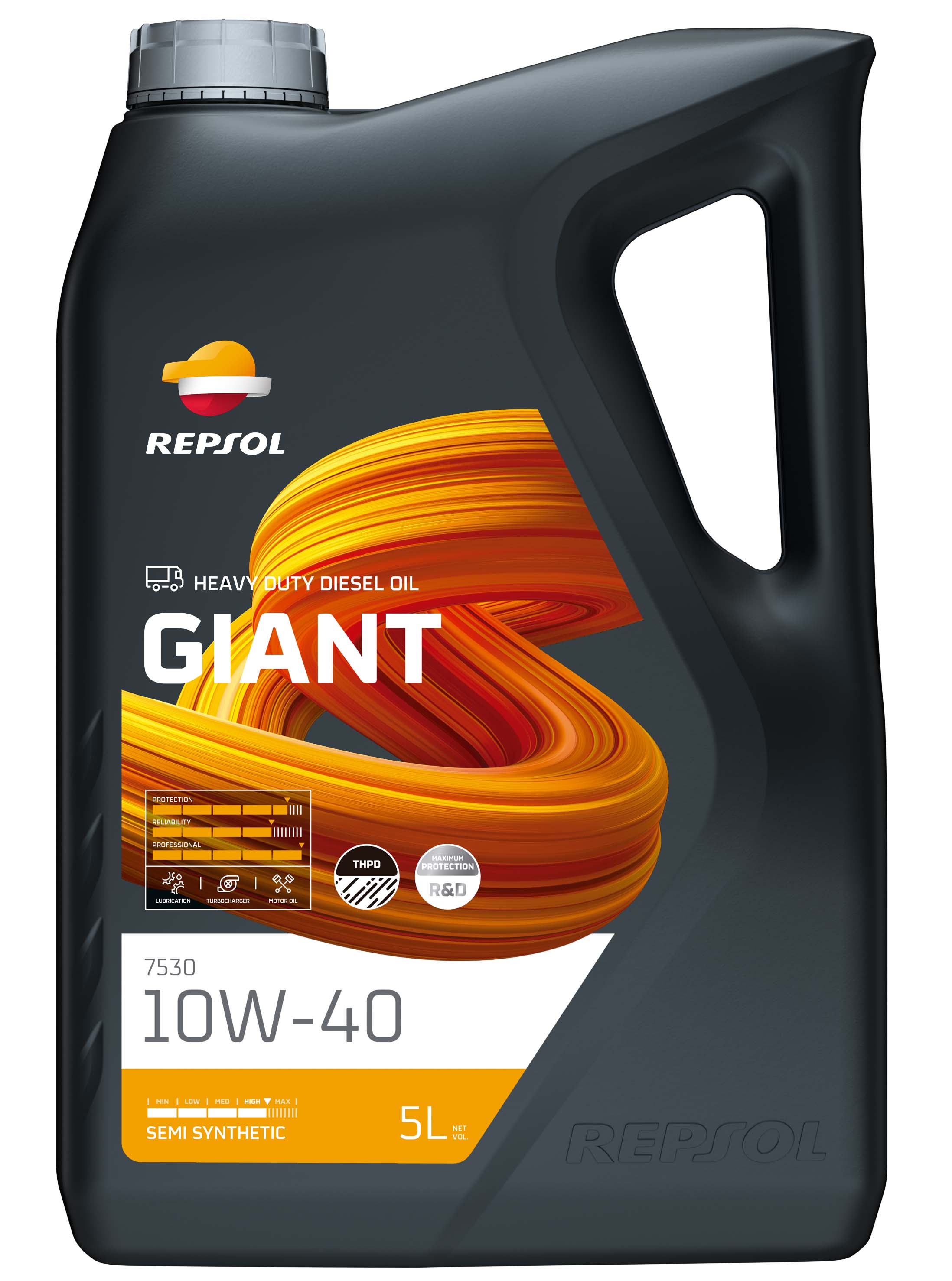 Ulei Repsol GIANT 7530 10W40 5L pentru Renault, MB, MAN, Volvo