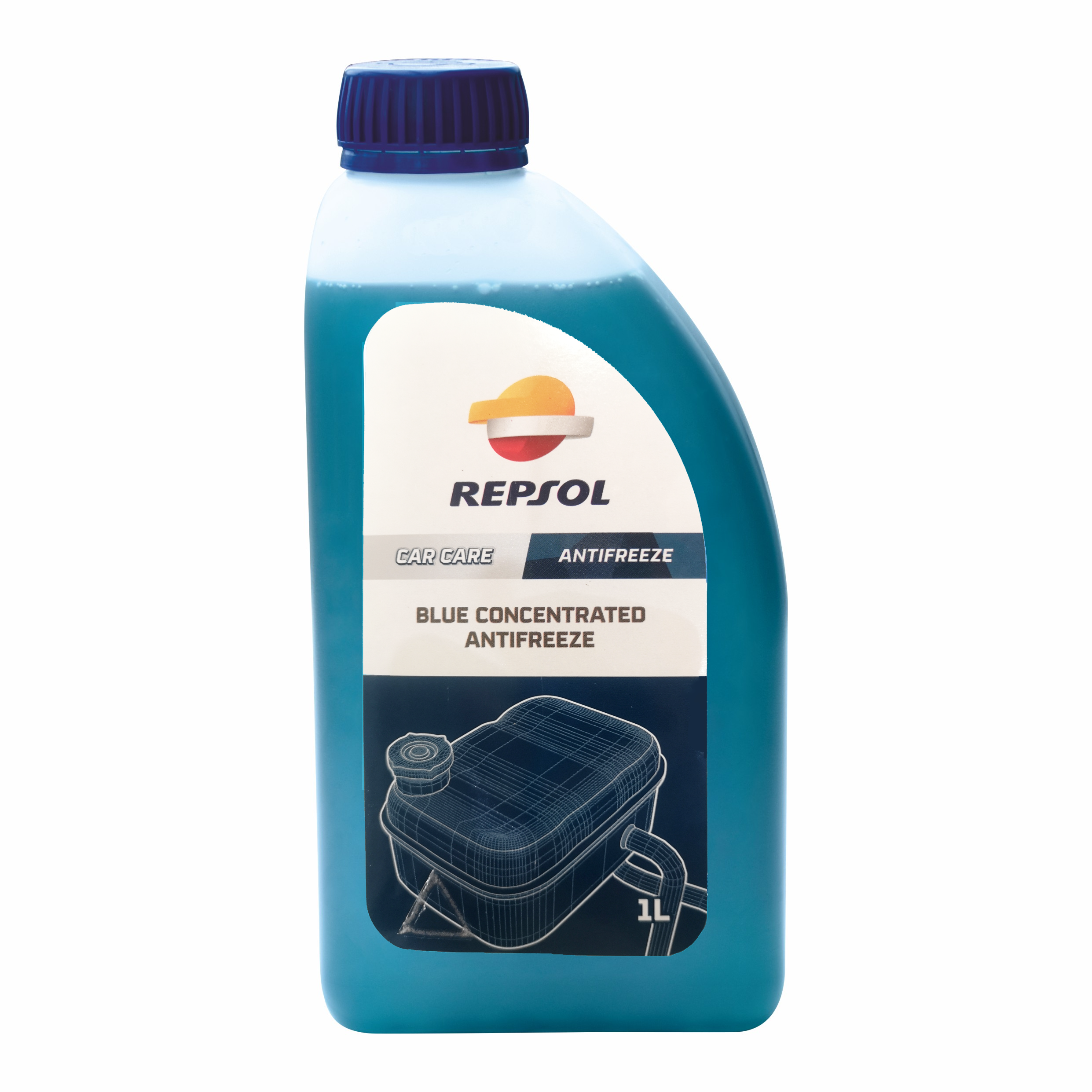 Antigel REPSOL G11+ RI803A51, albastru, volum 1 litru