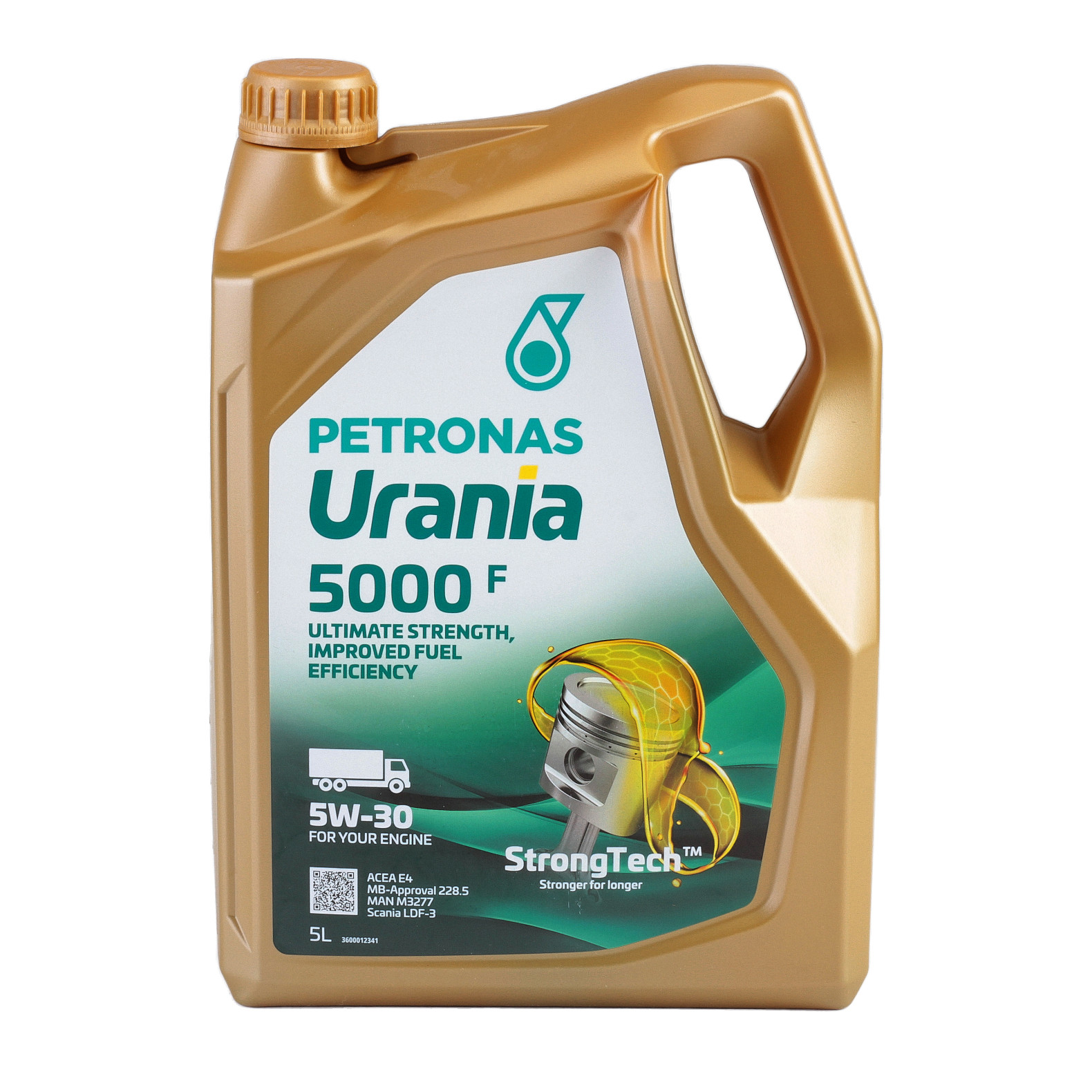 Ulei motor Urania 5000 F 5W30 CF (URANIA FE) 5L pentru IVECO, Renault, MB, MAN, Volvo