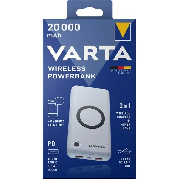 Acumulator Wireless Power Bank extern 20.000 mAh