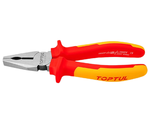 Cleste TOPTUL DGCA2207 combinat izolat, dimensiuni 7 inch/177.8 mm, capacitate taiere 3.4 mm, otel crom molibden