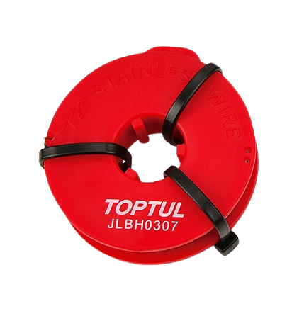 Sarma TOPTUL JLBH0307 triunghiulara pentru taiat silicon parbriz, 22 metri, otel inoxidabil