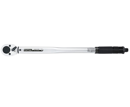 Cheie TOPTUL ANAV0802, dinamometrică, antrenor pătrat 1/4 inch, domeniu strângere 4-24 Nm, lungime 280 mm