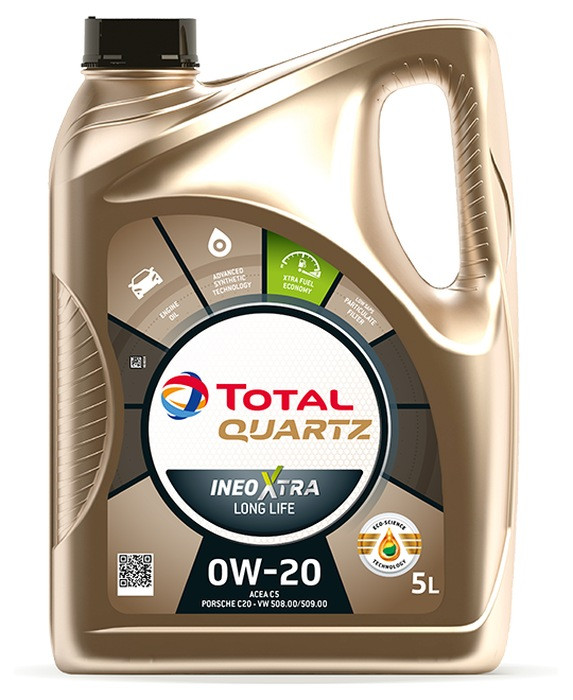 Ulei Total Quartz Ineo Xtra Long Life 0W20 5L pentru VW, Porsche motor