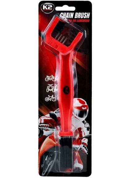 Perie K2 CHAIN BRUSH W612 universala pentru curatat lanturi, maner din plastic