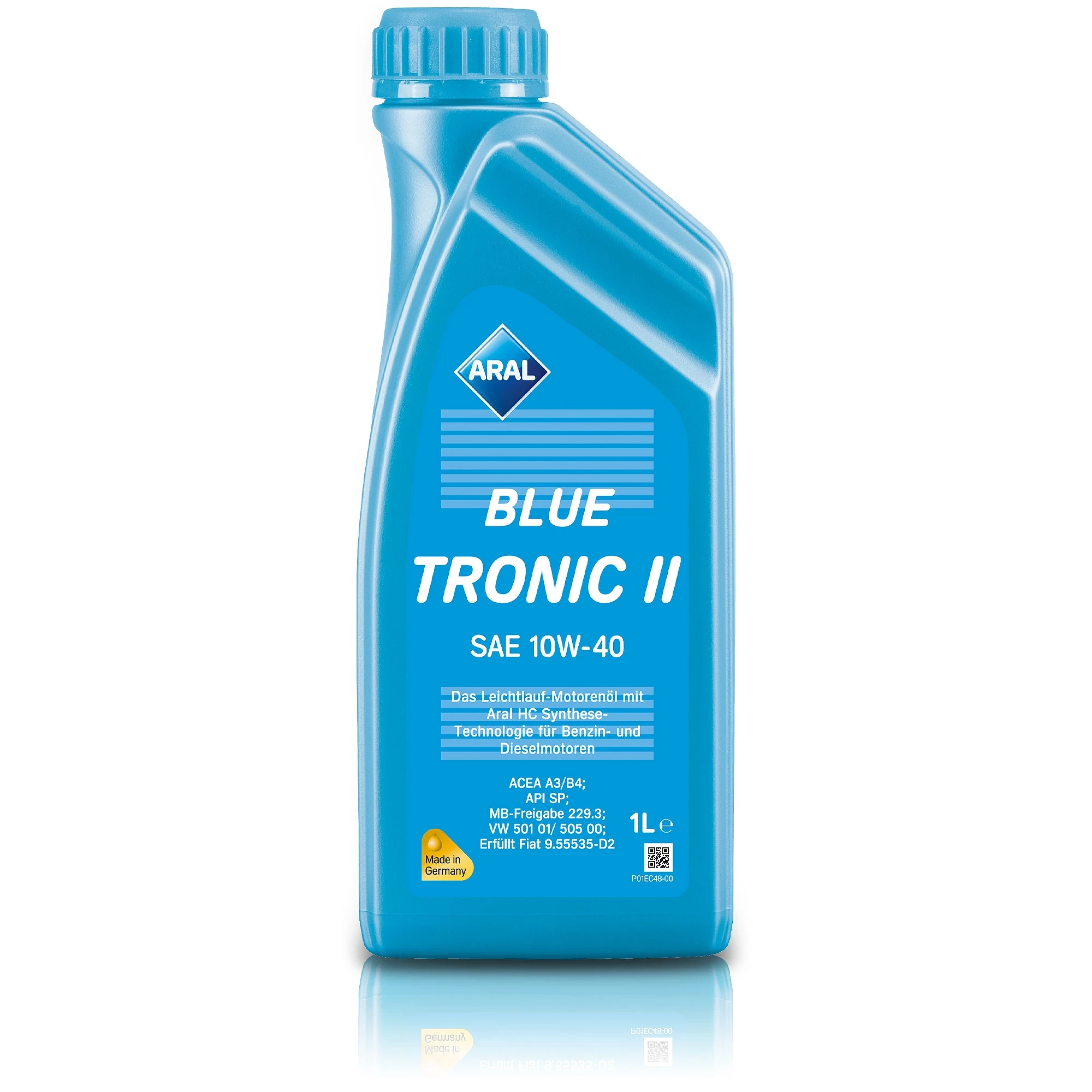 Ulei motor Aral BlueTronic II 10W40 1L compatibil cu Fiat, VW, MB