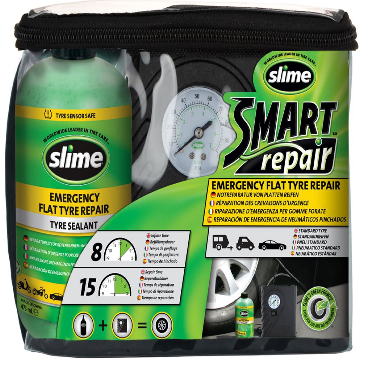 Pachet compresor manual anti-pana 473 ml - Slime