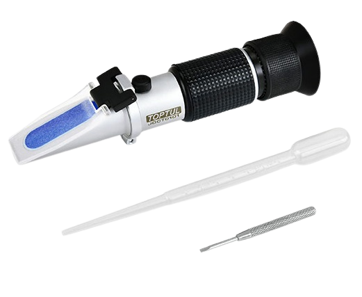 Refractometru TOPTUL JDCT0101 auto 4in1, lungime 155 mm, diametru 40 mm