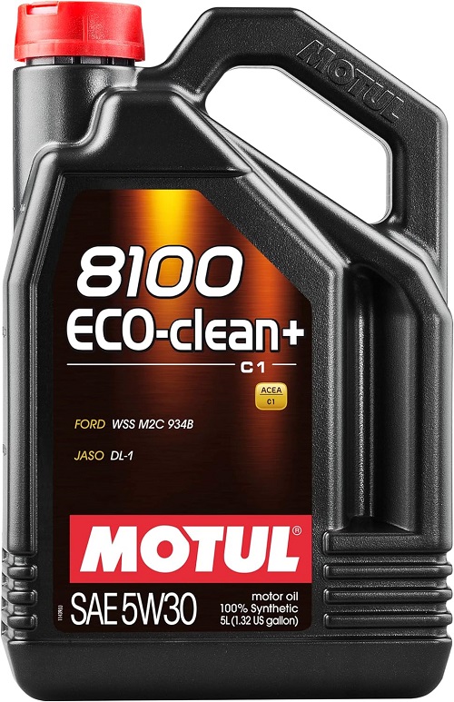 Ulei MOTUL 8100 ECO-CLEAN+ 5W30 101584, volum 5 litri, sintetic pentru JAGUAR, MAZDA, FORD