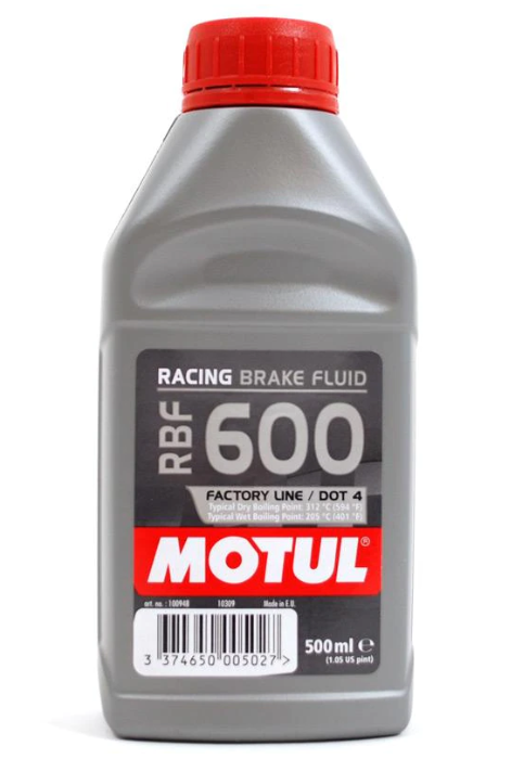 Lichid de frana MOTUL RBF 600 Factory Line Racing Brake Fluid DOT4 100948, 0.5 litri, sintetic
