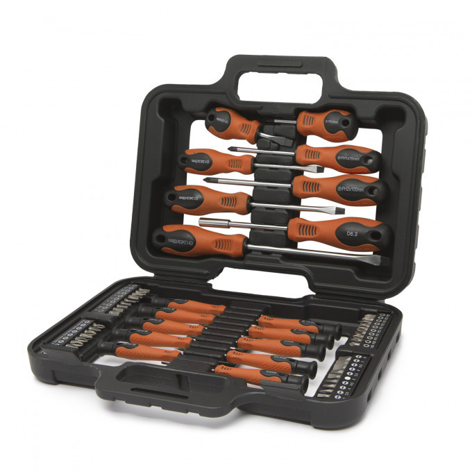 Set surubelnite, cofret, 58 piese
