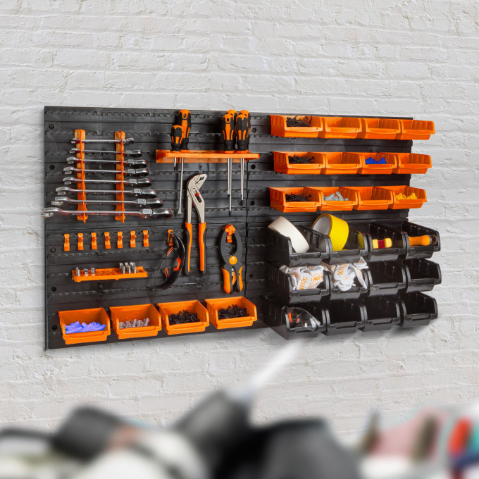 Organizator Handy de perete, suport scule - 4 planșe, 47 x 27 cm