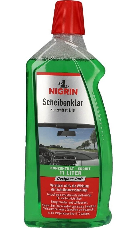 Lichid NIGRIN Scheibenklar 12208519 de parbriz pentru vara, concentrat, diluție 1:10, 1 litru