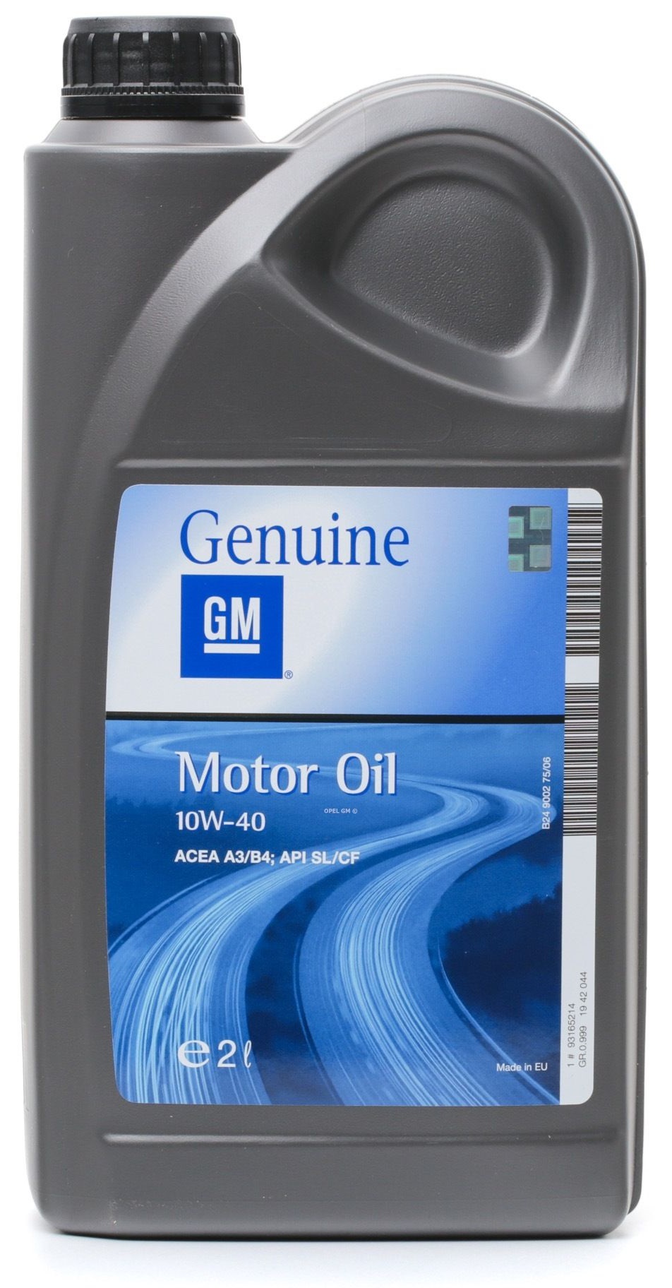 Ulei GM motor 10W40 93165214, volum 2 litri, semi sintetic, ACEA A3/B4 SL/CF