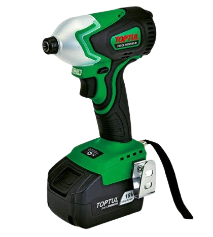 Masina TOPTUL KPB226A de insurubat cu impact cu acumulator, cuplu maxim 260 Nm, 3500 rpm, 4300 bpm, 1 x acumulator Li-Ion 18V